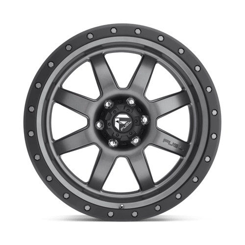 FUEL OFF-ROAD D552 TROPHY 20X9 6X139.7 1 108 ANNEAU PERLE NOIR GUN METAL MAT