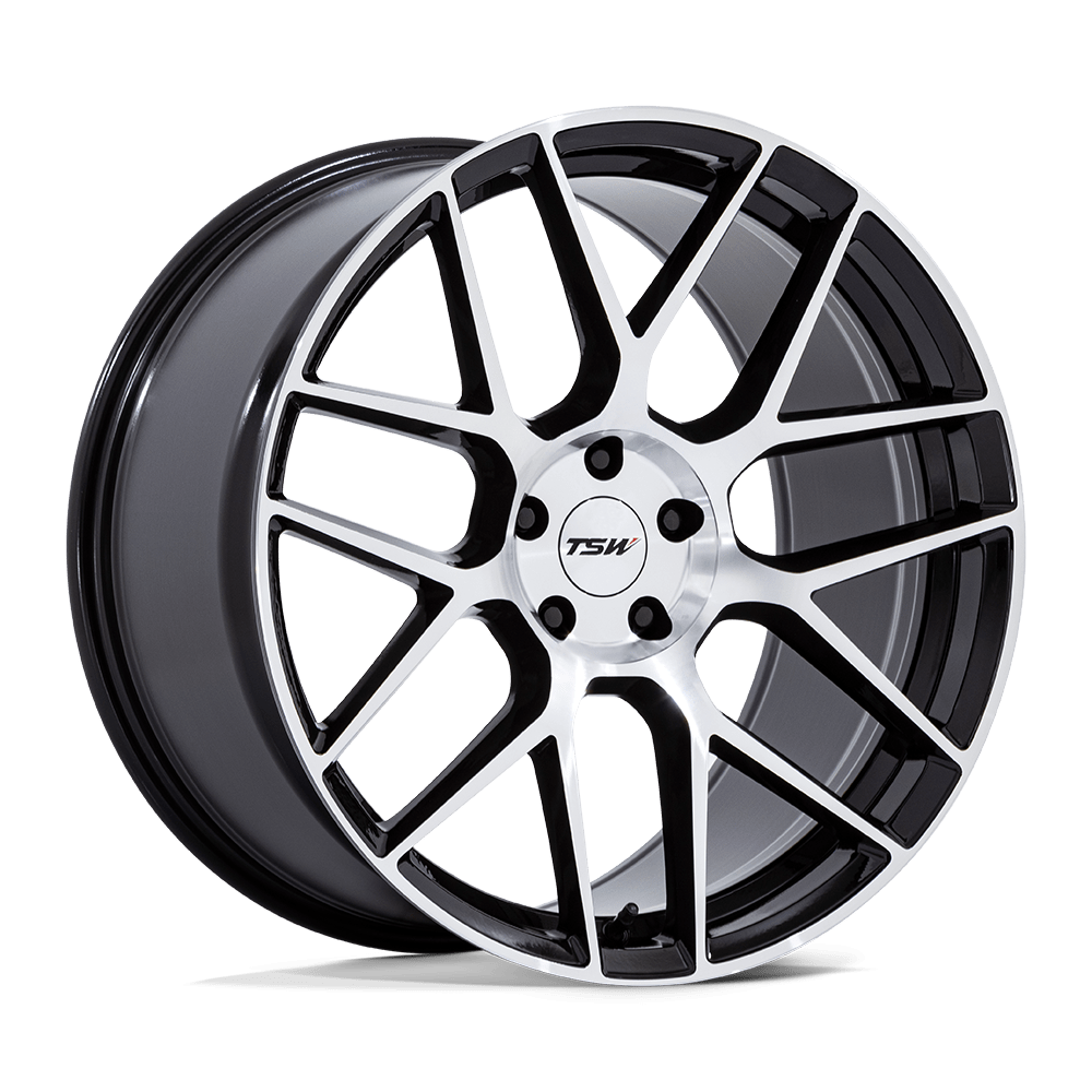 TSW Tw002 Lasarthe 18x9 5x112 45 66.56 Noir brillant usiné