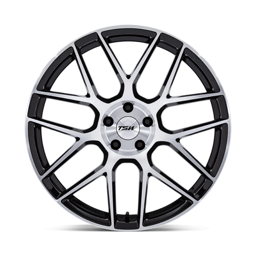 TSW Tw002 Lasarthe 22x9 5x120 27 74.1 Noir brillant usiné