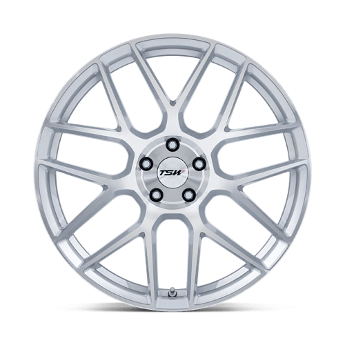 TSW Tw002 Lasarthe 18x9.5 5x120 40 74.1 Argent brillant usiné