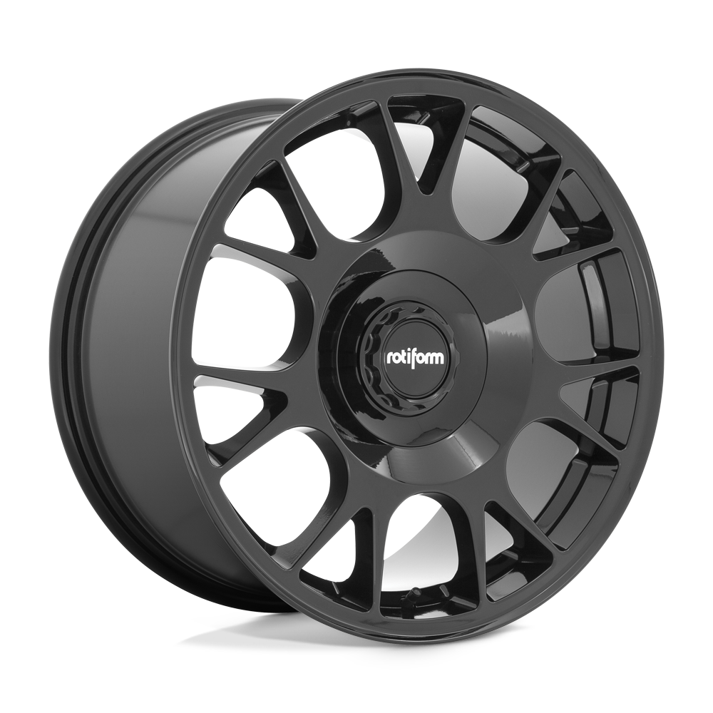 Rotiform 1pc R187 Tuf-r 18x9.5 5x112 / 5x114.3 38 72.56 Noir Brillant