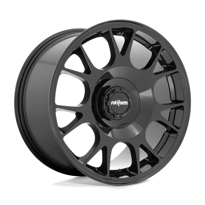 Rotiform 1pc R187 Tuf-r 18x9.5 5x112 / 5x114.3 38 72.56 Noir Brillant