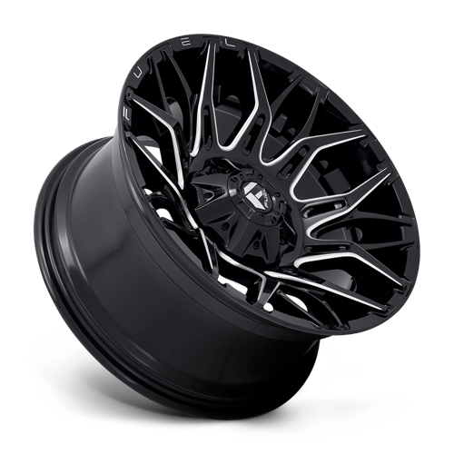 CARBURANT TOUT-TERRAIN D769 TWITCH 20X10 6X135 / 6X139.7 -18 106.1 NOIR BRILLANT FRAISÉ