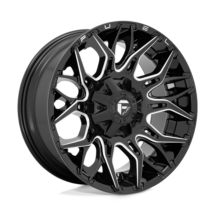 CARBURANT TOUT-TERRAIN D769 TWITCH 22X10 5X139.7 / 5X150 -18 110.1 NOIR BRILLANT FRAISÉ