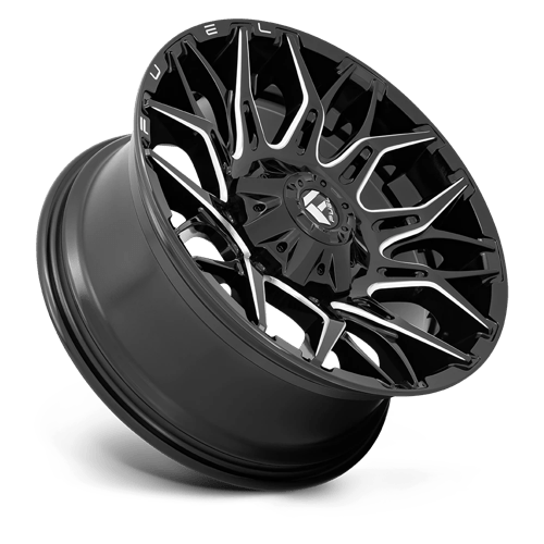 CARBURANT TOUT-TERRAIN D769 TWITCH 20X9 5X114.3 / 5X127 1 78.1 NOIR BRILLANT FRAISÉ