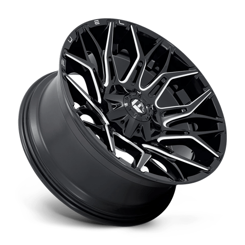 CARBURANT TOUT-TERRAIN D769 TWITCH 22X10 8X170 -18 125.1 NOIR BRILLANT FRAISÉ