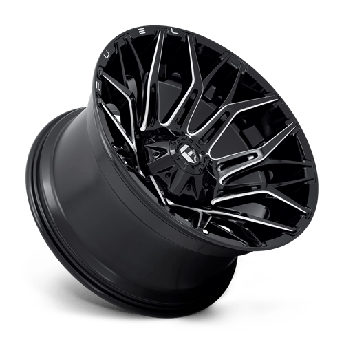CARBURANT TOUT-TERRAIN D769 TWITCH 22X12 8X180 -44 124.2 NOIR BRILLANT FRAISÉ