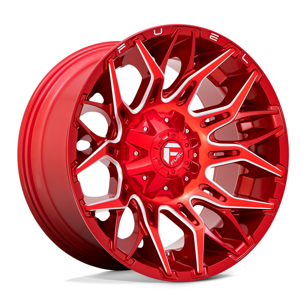 Fuel Off-Road D771 Twitch 20x10 5x114.3 / 5x127 -18 78.1 Candy Red Milled