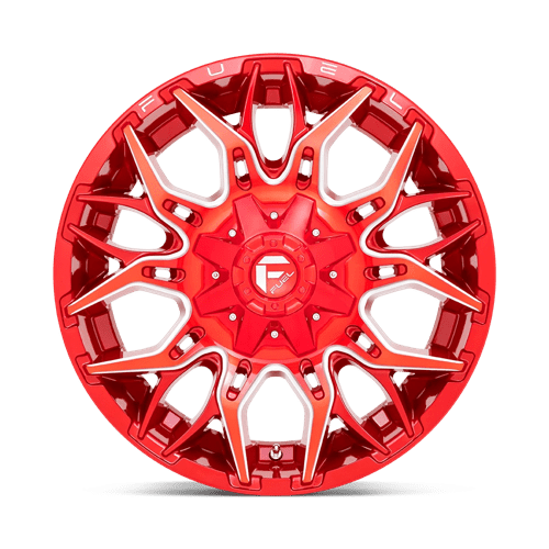 CARBURANT TOUT-TERRAIN D771 TWITCH 20X10 6X135 / 6X139.7 -18 106.1 ROUGE CANDY FRAISÉ