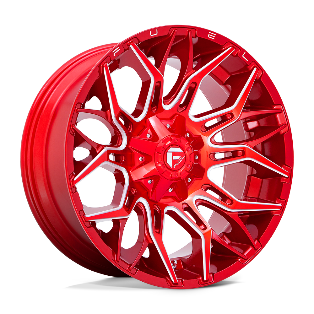 CARBURANT TOUT-TERRAIN D771 TWITCH 22X10 8X165.1 -18 125.1 ROUGE CANDY FRAISÉ