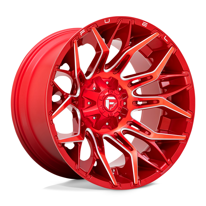 CARBURANT TOUT-TERRAIN D771 TWITCH 22X12 5X114.3 / 5X127 -44 78.1 ROUGE CANDY FRAISÉ