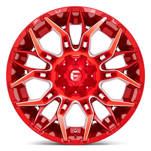 CARBURANT TOUT-TERRAIN D771 TWITCH 22X12 5X114.3 / 5X127 -44 78.1 ROUGE CANDY FRAISÉ