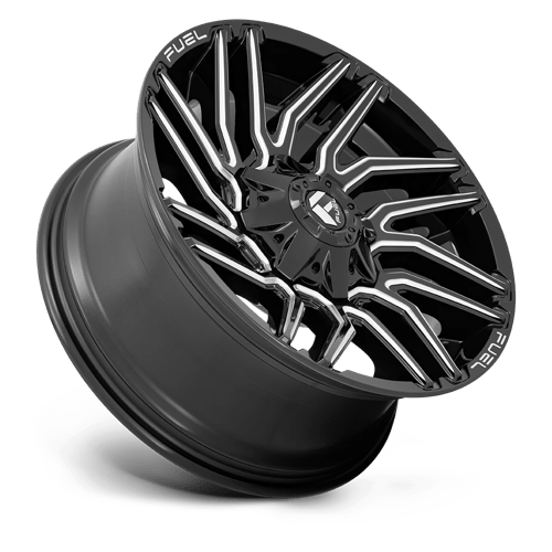 CARBURANT TOUT-TERRAIN D773 TYPHOON 20X9 8X180 1 124.2 NOIR BRILLANT FRAISÉ
