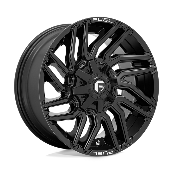 CARBURANT TOUT-TERRAIN D776 TYPHOON 22X12 6X135 / 6X139.7 -44 106.1 NOIR BRILLANT