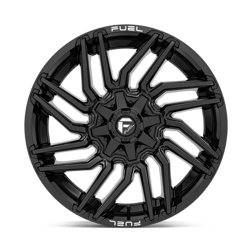 CARBURANT TOUT-TERRAIN D776 TYPHOON 22X10 8X165.1 -18 125.1 NOIR BRILLANT