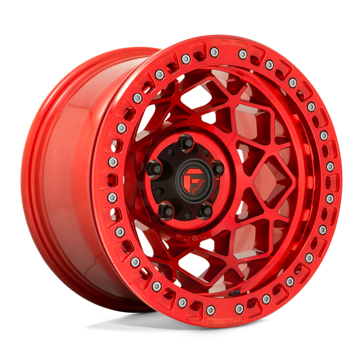 CARBURANT TOUT-TERRAIN D121 UNITÉ BEADLOCK 17X9 6X135 -15 87.1 ROUGE CANDY