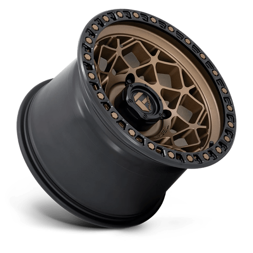 CARBURANT UTV OFF ROAD D785 UNITÉ UTV 15X7 4X137 10 110.1 BRONZE AVEC ANNEAU NOIR MAT