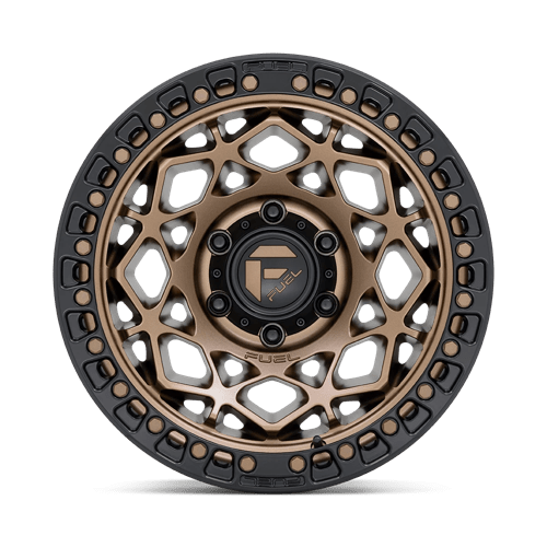 CARBURANT TOUT-TERRAIN D785 UNITÉ 17X9 6X139.7 1 106.1 BRONZE AVEC ANNEAU NOIR MAT
