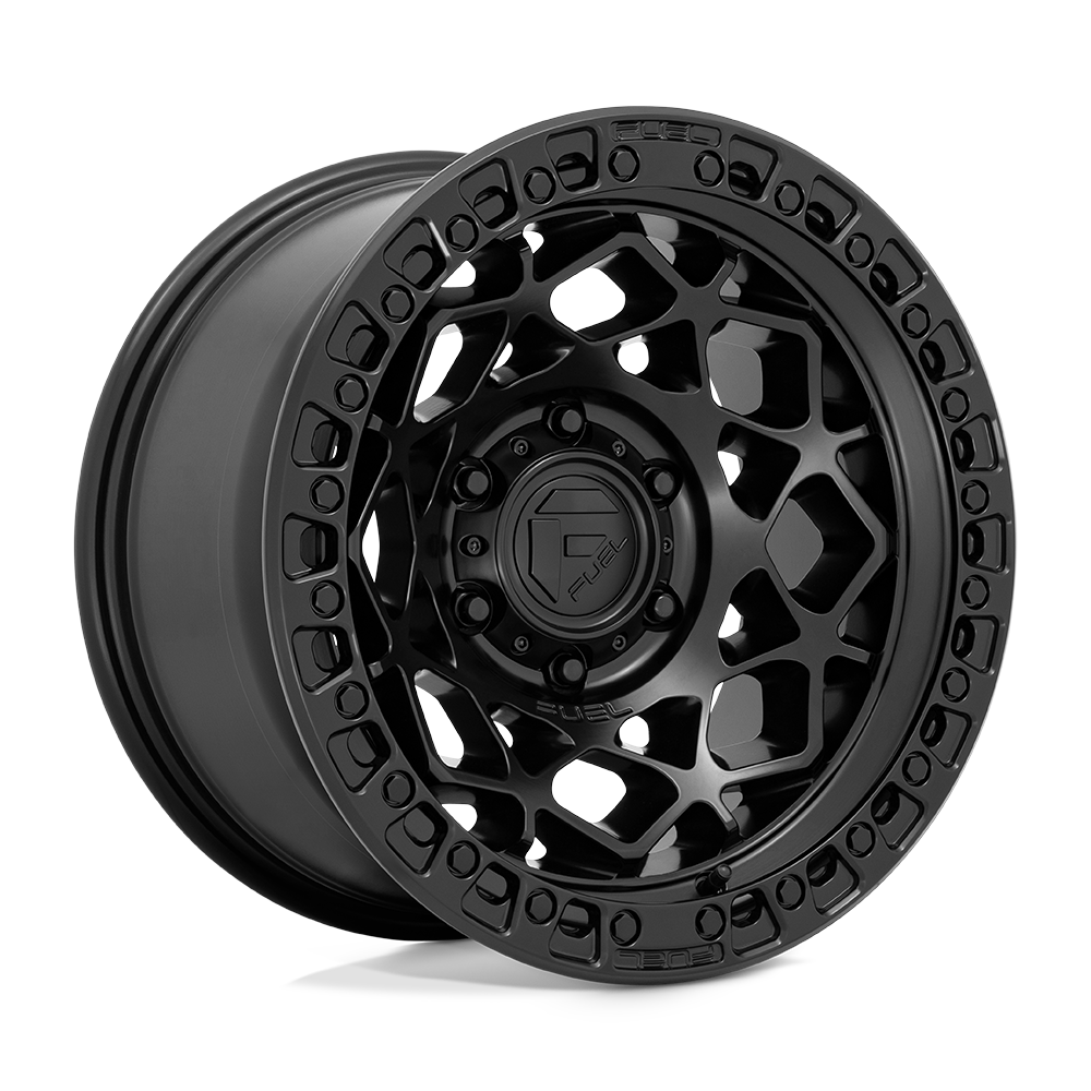 CARBURANT TOUT-TERRAIN D786 UNITÉ 17X9 5X127 1 71,5 NOIR MAT AVEC ANNEAU NOIR MAT