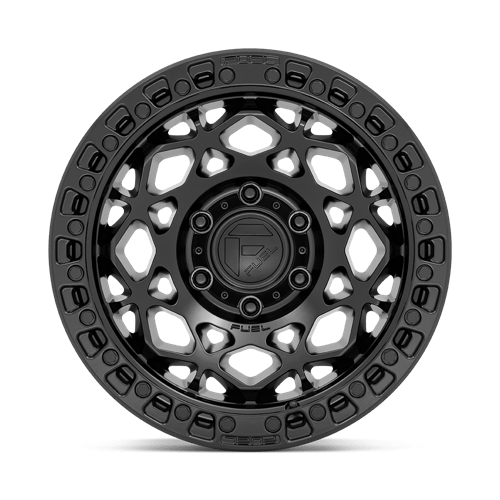 CARBURANT TOUT-TERRAIN D786 UNITÉ 17X9 6X120 1 66.9 NOIR MAT AVEC ANNEAU NOIR MAT