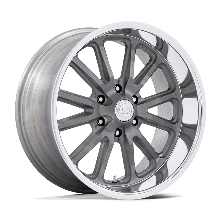 US Mag 1PC Uc145 Rambler 6 20x8 6x139.7 1 78.1 Gunmetal mat avec lèvre taillée en diamant