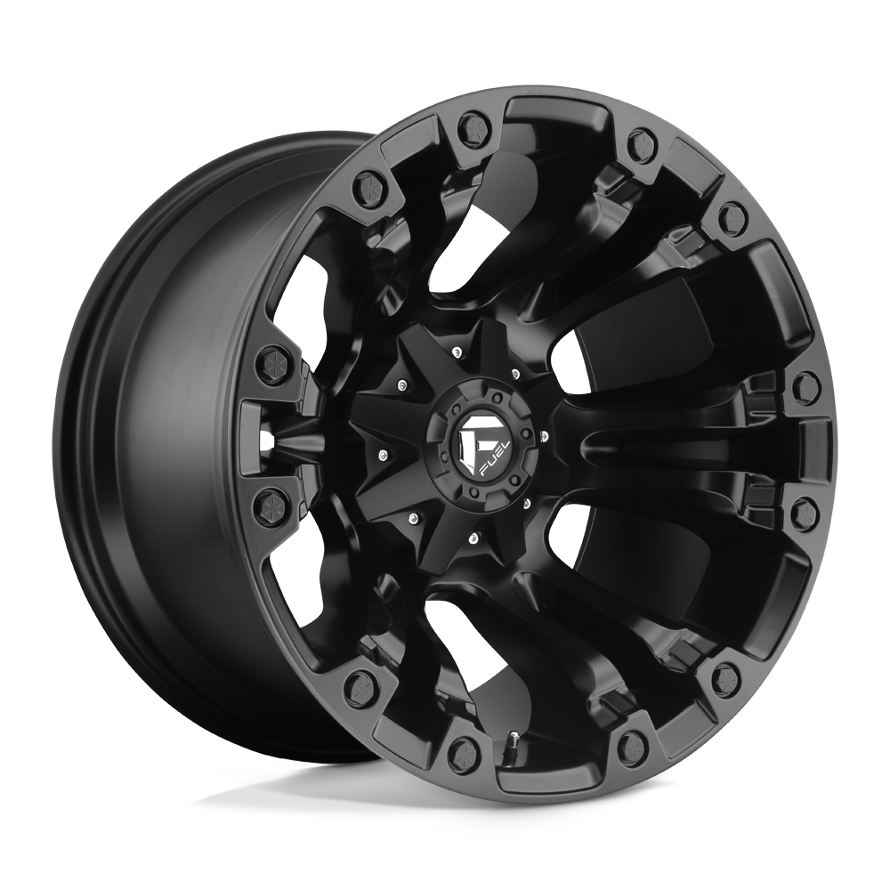 CARBURANT TOUT-TERRAIN D560 VAPEUR 20X10 8X165.1 -18 125.1 NOIR MAT