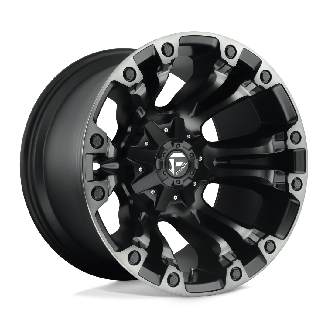 Carburant tout-terrain D851 Vapor 20x9 8x165.1 20 125.1 teinte gris noir mat