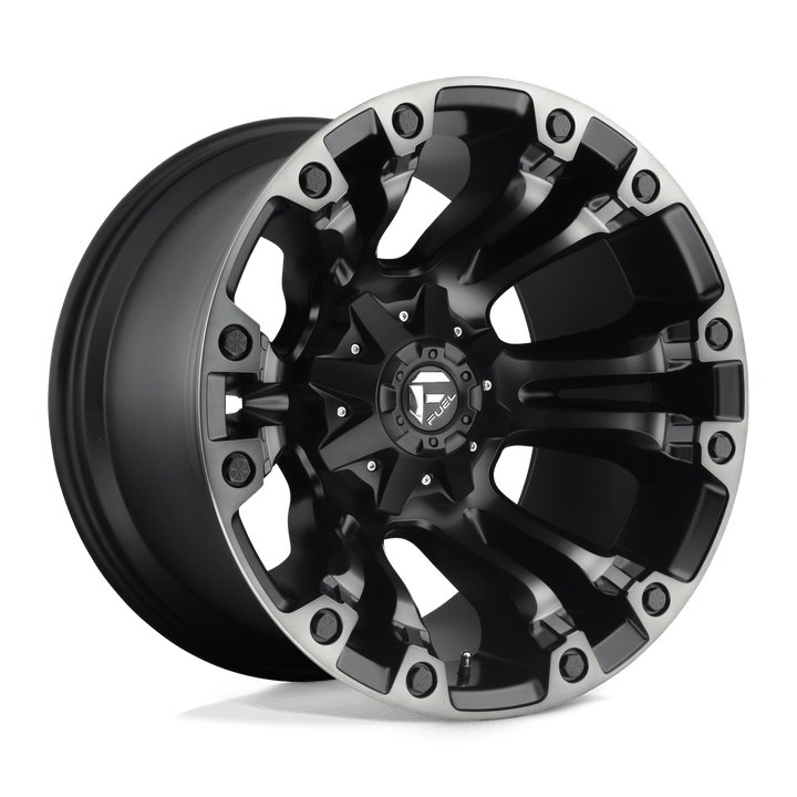 Carburant Off-Road D851 Vapor 20x9 8x180 20 124.2 Teinte Gris Noir Mat