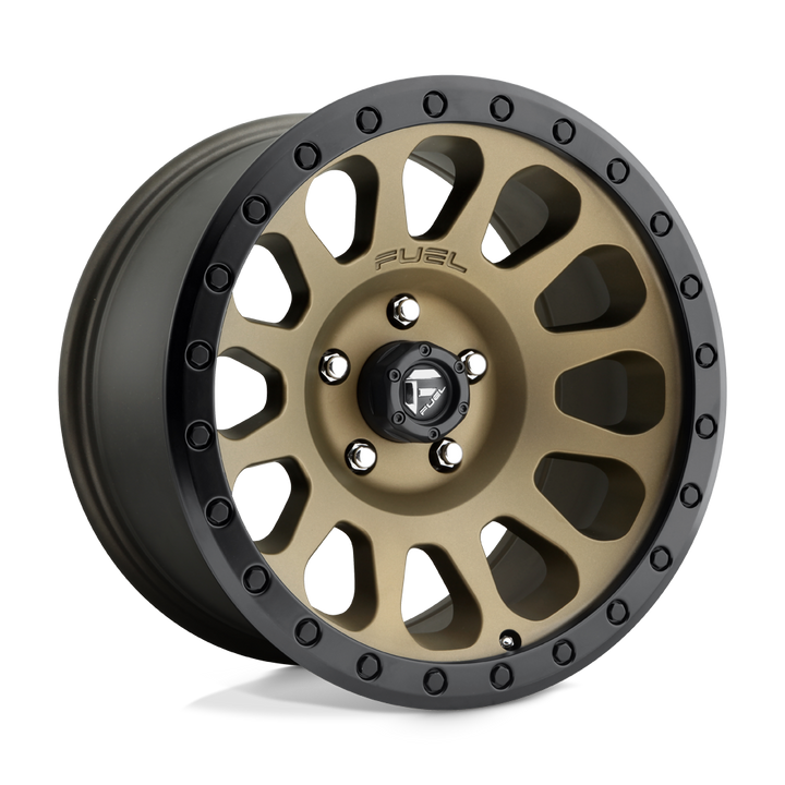 FUEL OFF-ROAD D600 VECTOR 17X9 6X139.7 -12 108 ANNEAU PERLE NOIR BRONZE MAT