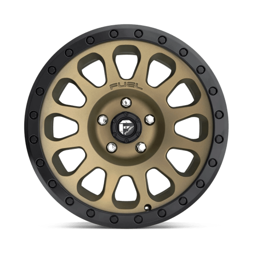 FUEL OFF-ROAD D600 VECTOR 17X9 6X139.7 -12 108 ANNEAU PERLE NOIR BRONZE MAT