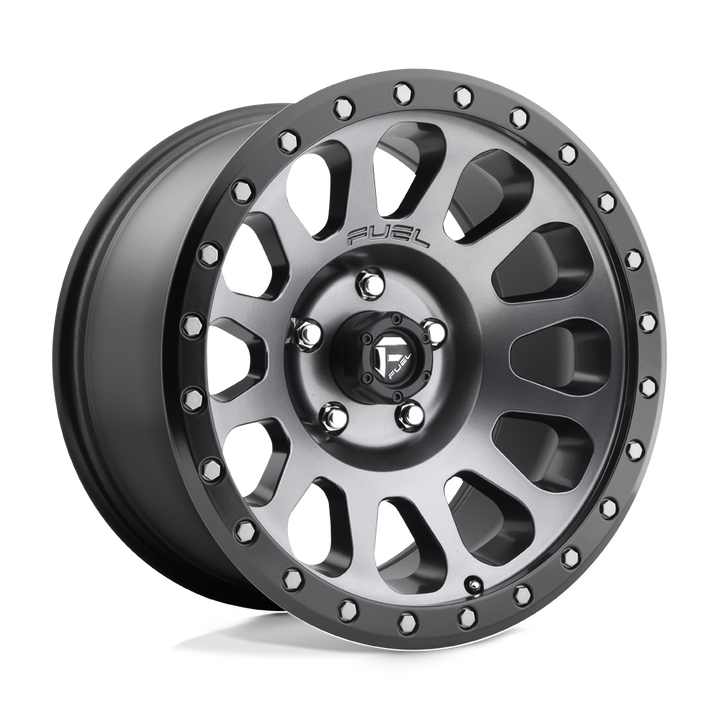 FUEL OFF-ROAD D601 VECTOR 18X9 5X150 20 110.1 ANNEAU PERLE NOIR GUN METAL MAT