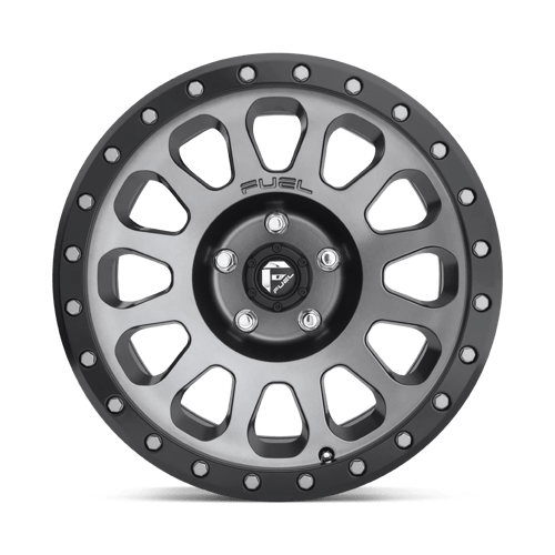 FUEL OFF-ROAD D601 VECTOR 18X9 8X165.1 1 125.1 ANNEAU DE PERLES NOIR GUN METAL MAT