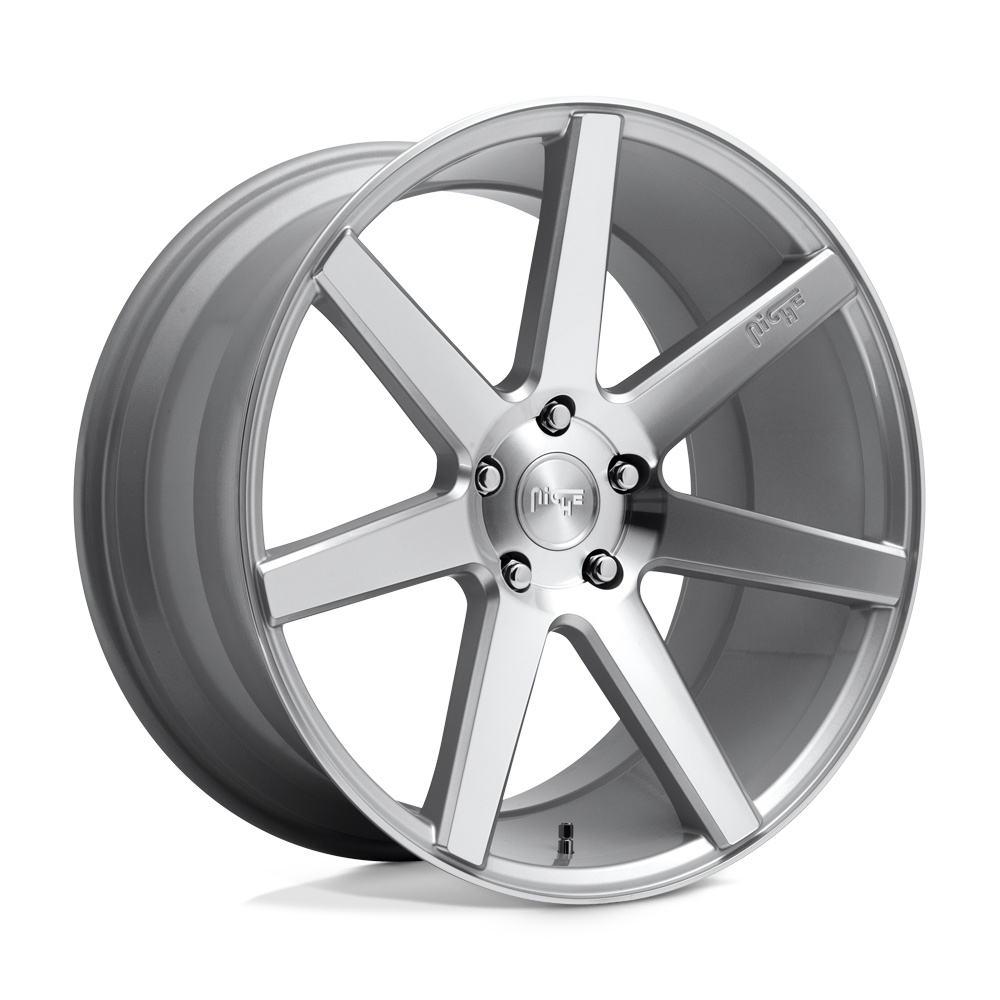 Niche 1pc M179 Verona 20x10.5 5x114.3 30 72.56 Gloss Silver Machined