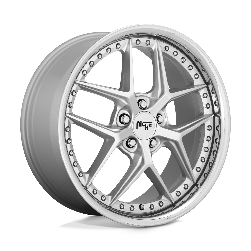 Niche 1pc M225 Vice 20x10.5 5x120 35 72.56 Matte Silver
