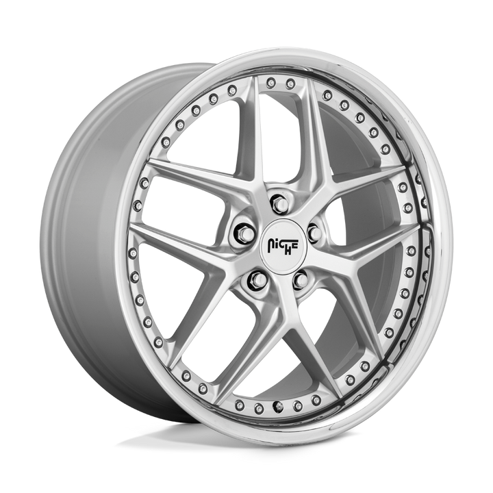 Niche 1pc M225 Vice 20x10.5 5x120 35 72.56 Matte Silver