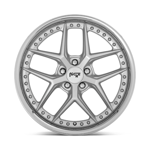 Niche 1pc M225 Vice 20x10.5 5x120 35 72.56 Matte Silver