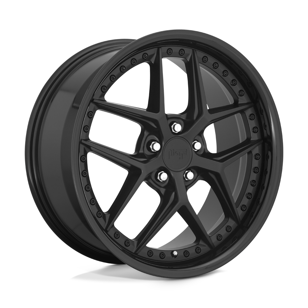 Niche 1pc M226 Vice 19x9.5 5x120 35 72.56 Gloss Black Matte Black