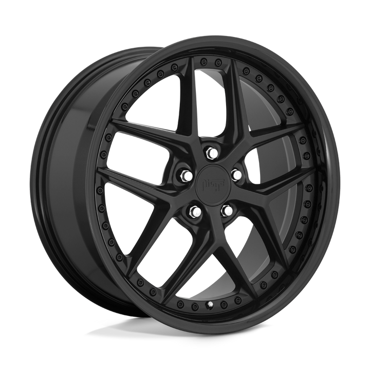 Niche 1pc M226 Vice 20x10.5 5x115 20 71.5 Gloss Black Matte Black