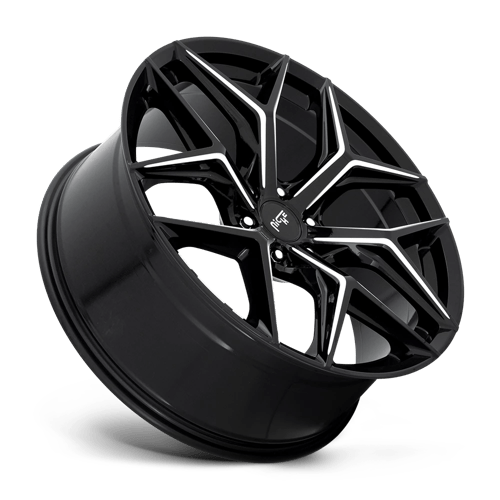 Niche 1pc M232 Vice Suv 24x10 6x135 30 87.1 Gloss Black Milled