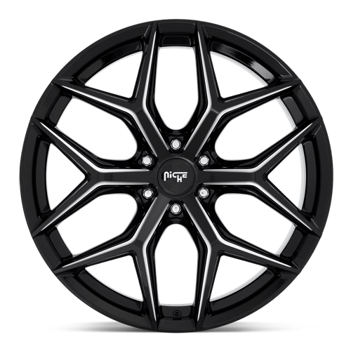 Niche 1pc M232 Vice Suv 24x10 6x135 30 87.1 Gloss Black Milled