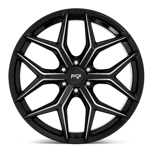 Niche 1pc M232 Vice Suv 24x10 6x135 30 87.1 Gloss Black Milled