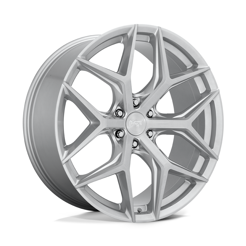Niche 1pc M233 Vice Suv 24x10 6x135 30 87.1 Argent Brillant Brossé