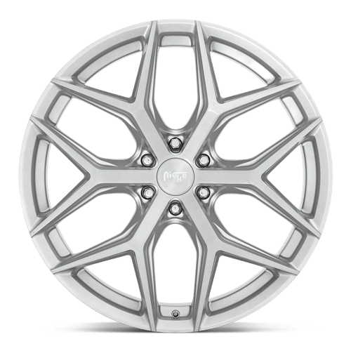 Niche 1pc M233 Vice Suv 24x10 6x135 30 87.1 Argent Brillant Brossé