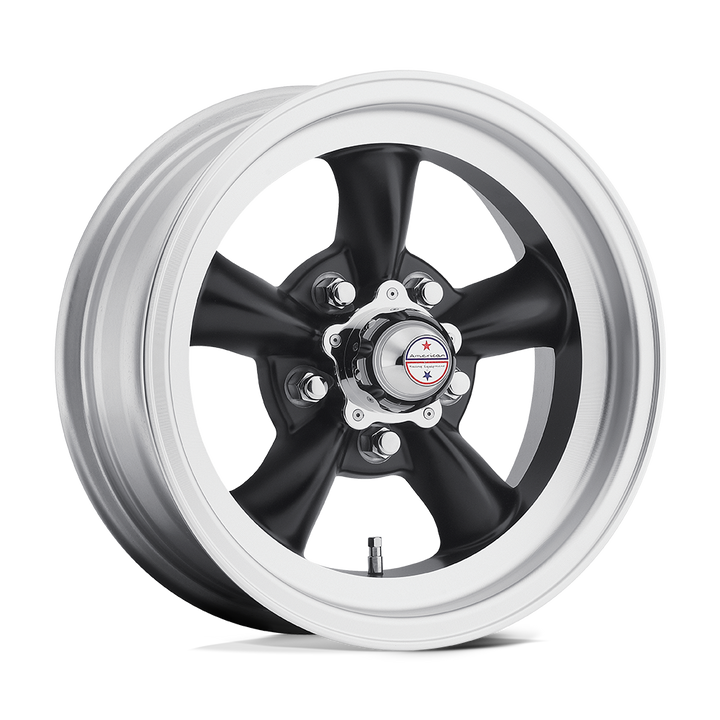 American Racing Vintage Vn105 Torq Thrust D 15x10 5x114.3 -44 83.06 Lèvre Usinée Noir Satiné