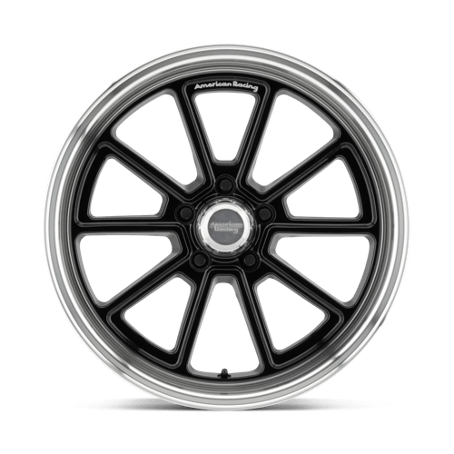 American Racing Vintage Vn510 Draft 20x10 5x127 6 78.1 Lèvre Coupe Diamant Noir Brillant