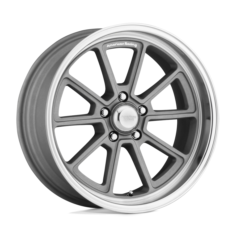 American Racing Vintage Vn510 Draft 18x10 5x114.3 12 72.56 Lèvre Coupe Diamant Argent Vintage