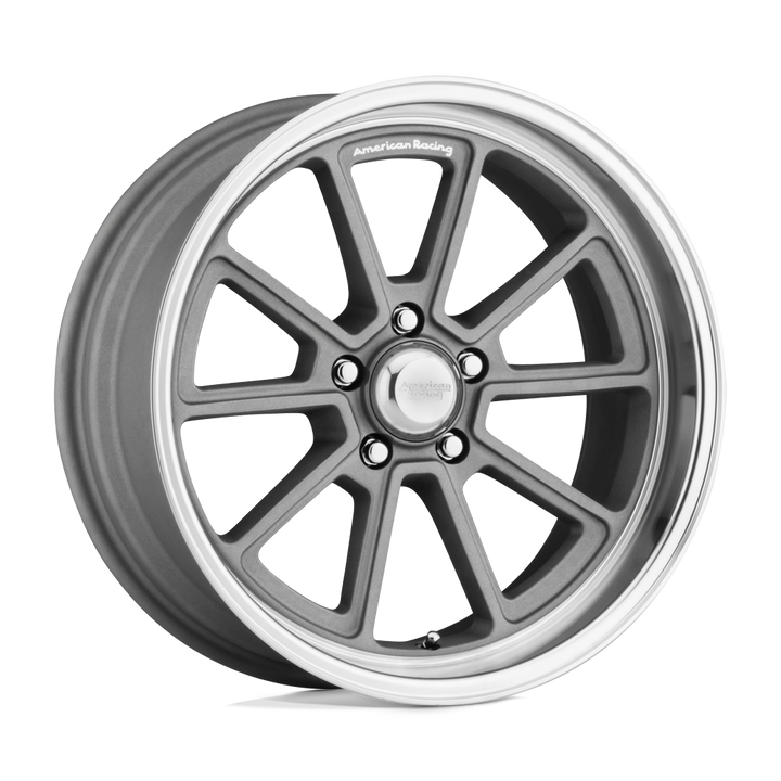 American Racing Vintage Vn510 Draft 18x10 5x127 0 78.1 Lèvre Coupe Diamant Argent Vintage