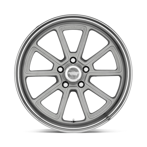 American Racing Vintage Vn510 Draft 18x10 5x127 0 78.1 Lèvre Coupe Diamant Argent Vintage