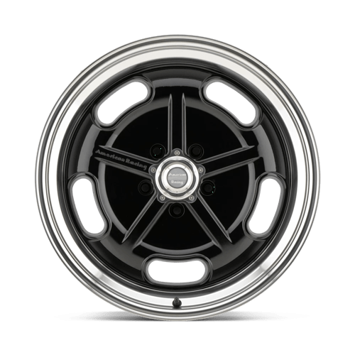 American Racing Vintage Vn511 Salt Flat 17x7 5x114.3 0 72.56 Lèvre Coupe Diamant Noir Brillant