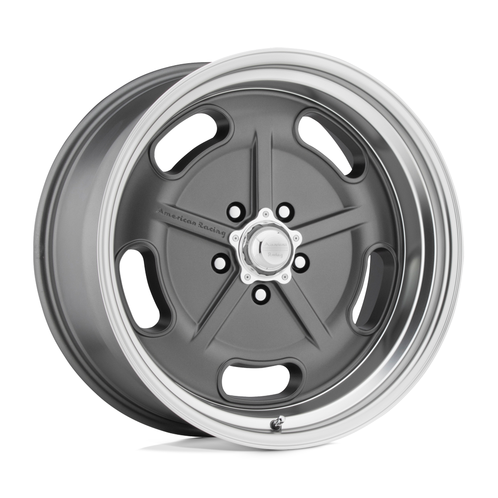 American Racing Vintage Vn511 Salt Flat 22x10.5 5x114.3 0 72.56 Lèvre Coupe Diamant Gris Mag